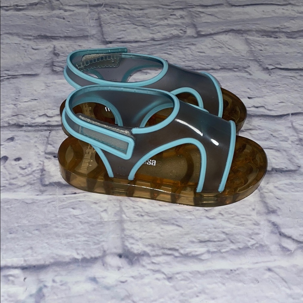 Mini Melissa Acqua Sandals. Size 8